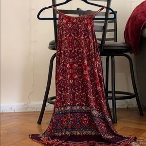 Boho chic trapeze dress